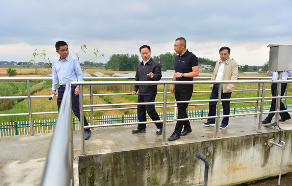 细化行动、凝聚合力，，，，，扎实推动环巢湖流域水环境综合治理——省长李国英一行调研长临河镇污水处置厂