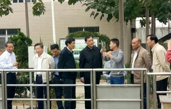 省人大常委会副主任宋卫平一行莅临国祯环保浚浚？５鞑榱斓脊ぷ