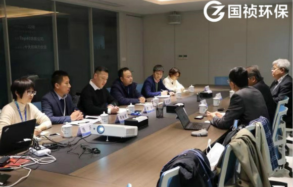 日本旭化成株式会社麻?幸雄一行莅临国祯环保浚浚？５鞑榛セ
